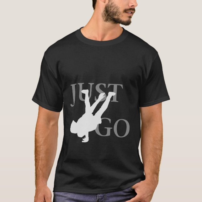 Just Go Collection T Shirt 5 - Pike (Dark Color) (Front)