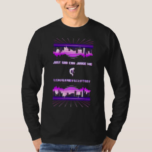 Just God Can Judge Me Vaporwave Aesthetic Japanese T-Shirt