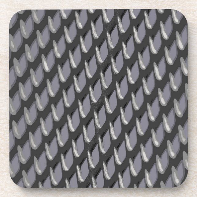 Just Grate Metal Partition Coaster (Front)
