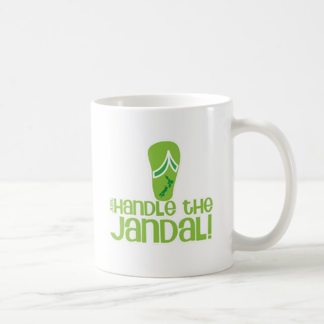 just handle the jandal! KIWI New Zealand funny say Coffee Mug (Right)