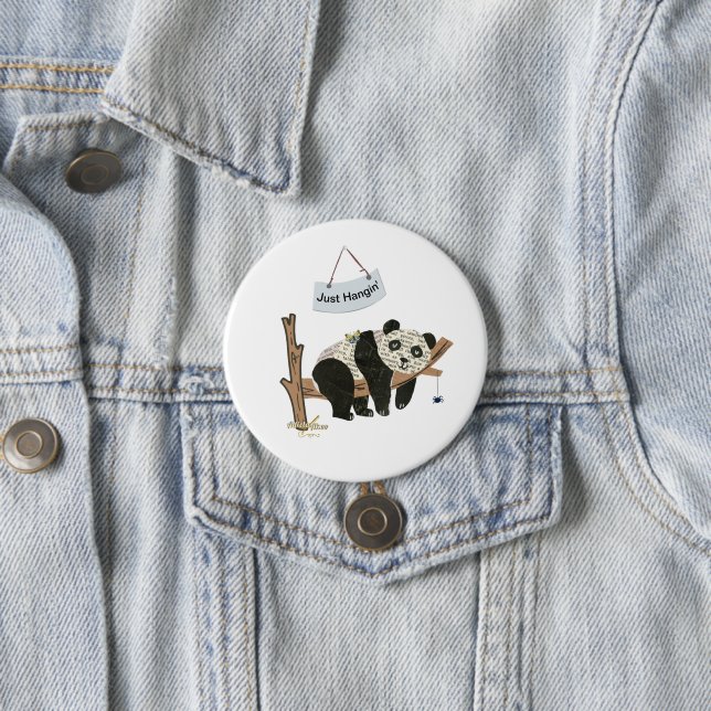 Just Hangin' Button by Adiela Akoo (In Situ)