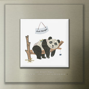 Just Hangin' Magnet by Adiela Akoo