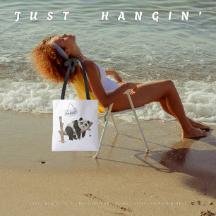 Just Hangin' Tote designd by Poet Adiela Akoo Bag
