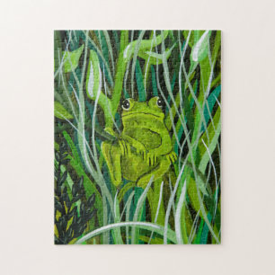 Just Hanging Around Frog Puzzle