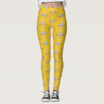 Just hanging around fun lazy sloth leggings<br><div class="desc">Just hanging around fun lazy sloth design. Ideal for your always late or supper relaxed friend,  child or relative. Part of a collection. Background colour can be changed.</div>