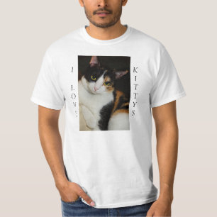 Just Hanging Around I Love Kitty Cats T-Shirt