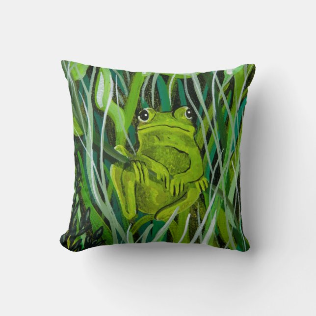 Just Hanging Around Pillow (Front)