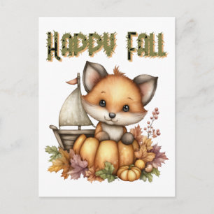 Just hanging around, Pumpkins Holiday Postcard
