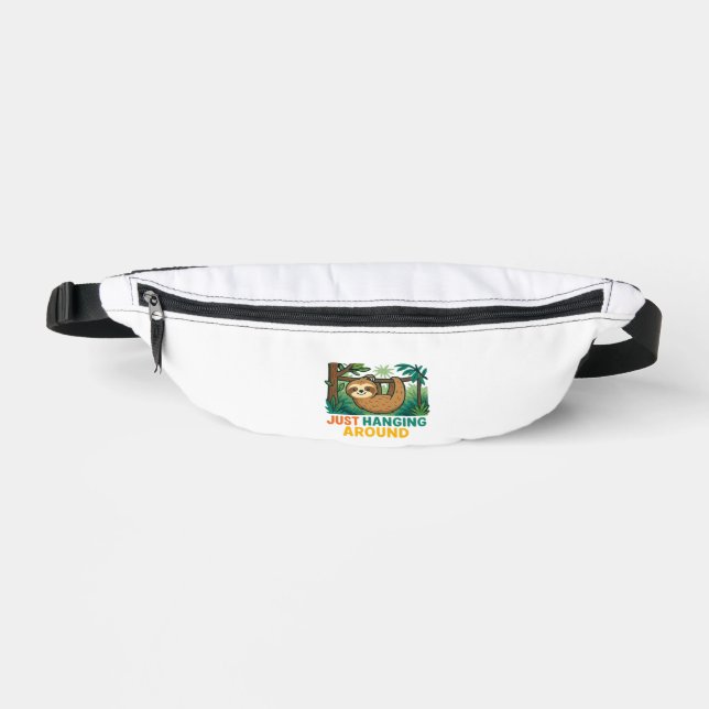 Just Hanging Around (Sleepy Sloth) Essential T-Shi Fanny Pack (Front)