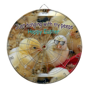 Just Hanging with my Peeps Dartboard