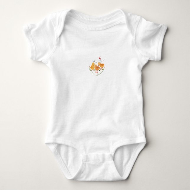 Just Hatched Baby Bodysuit (Front)