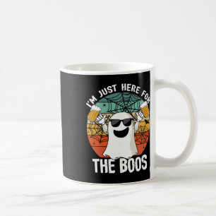 Just Here For The Boos Funny Halloween Beer Lovers Coffee Mug