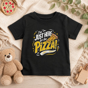 Just Here for the Pizza Shirt Funny Pizza Love