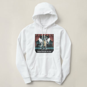 Just Here for the Roar - Retro Dinosaur  Hoodie
