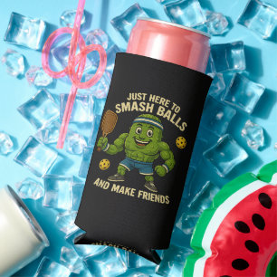 Just Here to Smash Balls and Make Friends Seltzer Can Cooler
