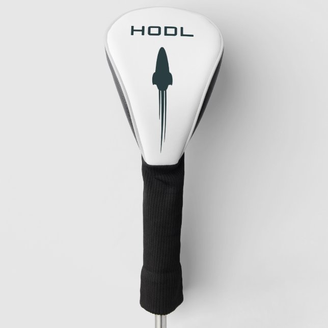 Just Hodl  Golf Head Cover (Front)