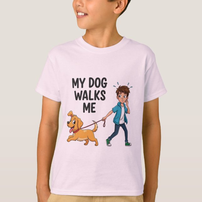 Just Hold the Leash - T-shirt design  (Front)