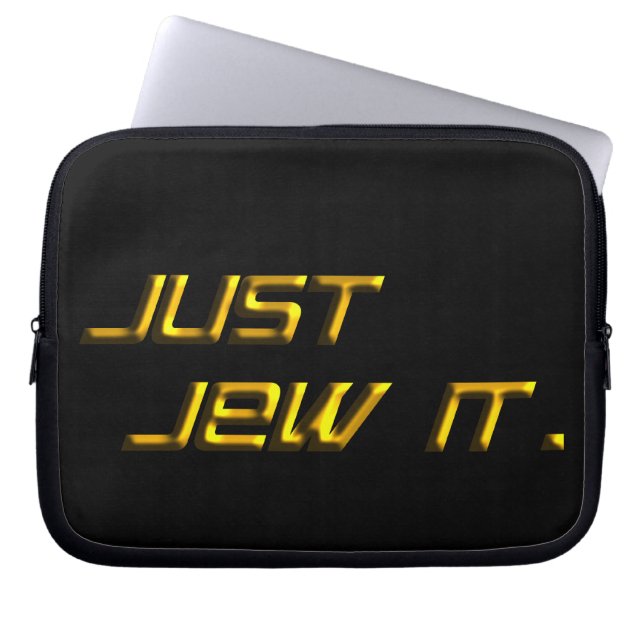 Just Jew It Laptop Sleeve (Front)