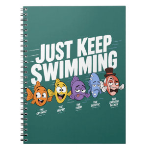 Just Keep Swimming Fish Crew Notebook