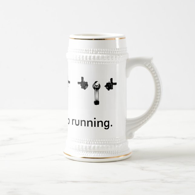 Just Keep the Tap Running Mug (Right)