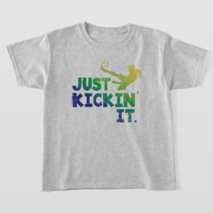 Just Kickin It, Soccer Graphic T-Shirt
