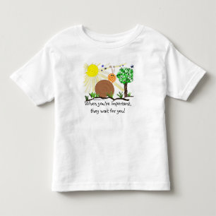 Just Kids at Heart - Snail (1a) - Important Person Toddler T-shirt