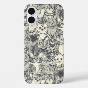 just kittens iron iPhone 16 plus case