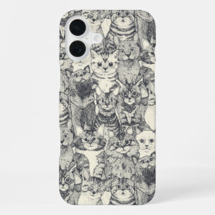 just kittens iron iPhone 16 plus case