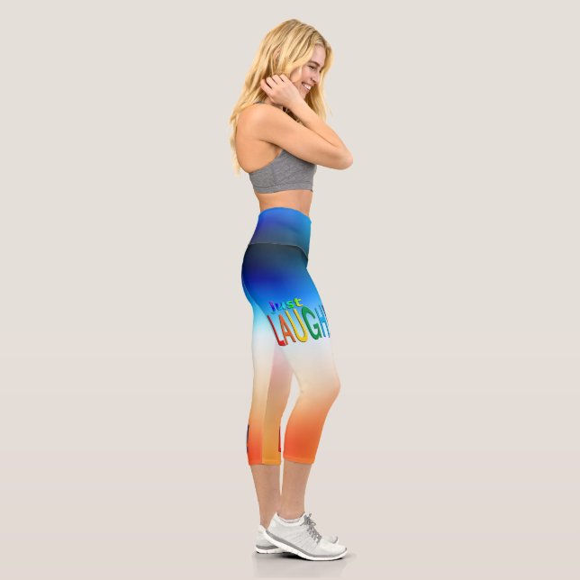 Just Laugh Capri Leggings (Right)