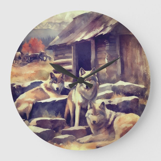 Just Letting Time go on. Large Clock (Front)