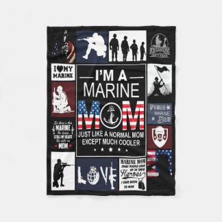 Just Like A Normal Mom Except Much Cooler Fleece Blanket