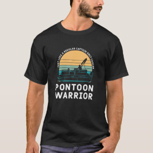Just Like A Regular Captain Only Cooler Pontoon Wa T-Shirt