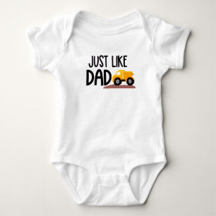 Just like dad baby bodysuit