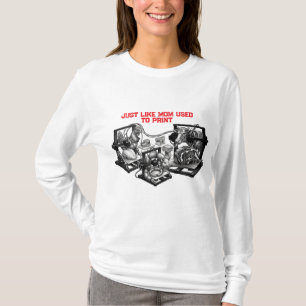 Just like Mom used to Print Vegetarian Food tshirt