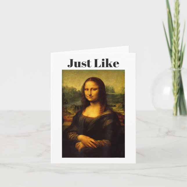 Just Like Mona Lisa _1  Card (Front)