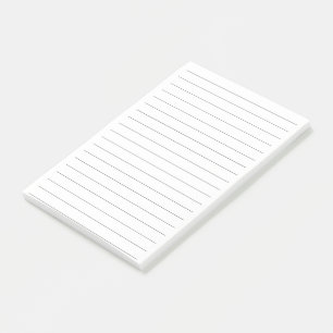 Just lines shopping list/ to-do list post-it notes