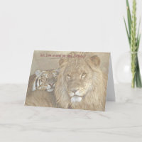 Just Lion around on your Birthday?