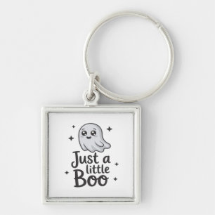 Just Little Boo Funny Design Keychain