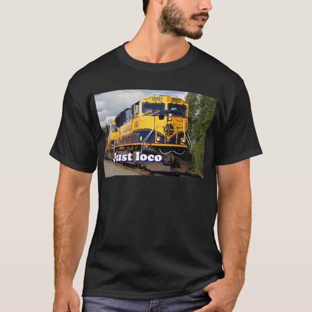 Just loco: Alaska locomotive, USA T-Shirt (Front)