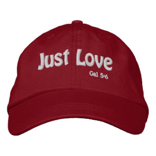 Just Love Bible Quotes Customize it Embroidered Hat