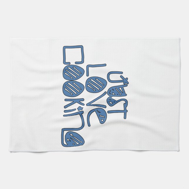Just Love Cooking Kitchen Towel (Horizontal)