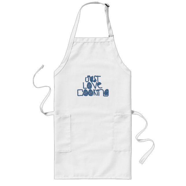 Just Love Cooking Long Apron (Front)