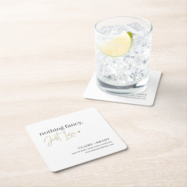 Just Love EDITABLE COLOR Wedding Coasters (Insitu)