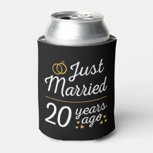 Just Married 20 Years Ago II Can Cooler