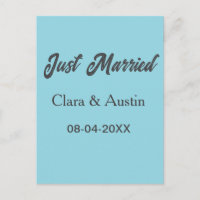 Just Married add couple name date year wedding sim