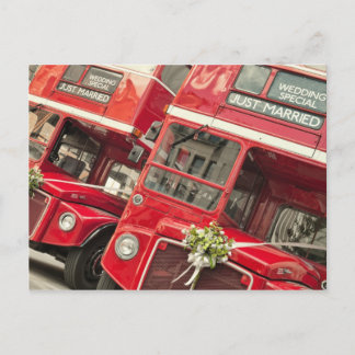 "Just Married" Announcement Postcard