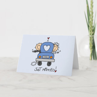 Just Married Bride and Groom T-shirts and Gifts Announcement