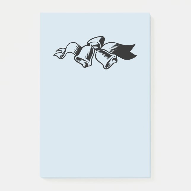 just married bride groom birds animal pair couple post-it notes (Front)