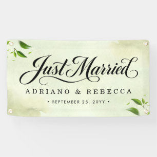 Just Married Car Banner