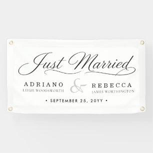 Just Married Car Banner
